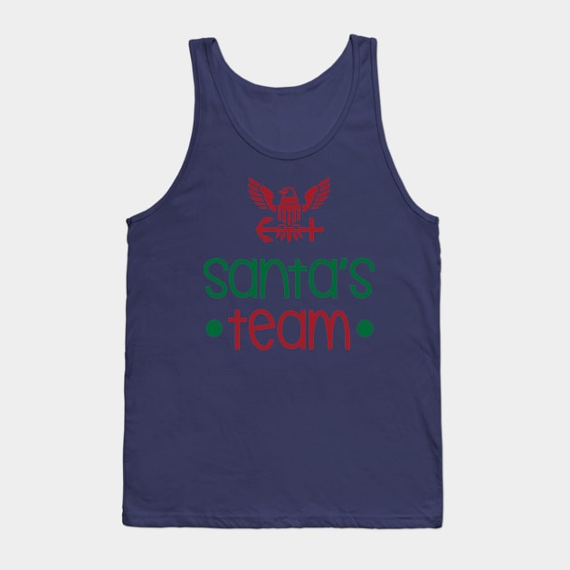 Best Gift for Christmas - U.S. Navy Santa's Team Tank Top by chienthanit